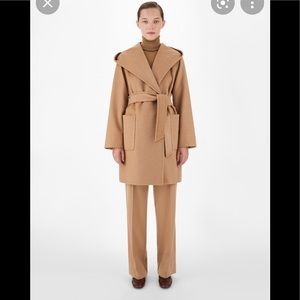MAX MARA Rialto Hooded Camel Hair Coat